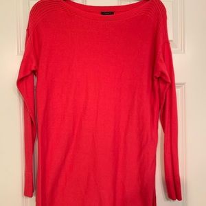 Ann Taylor Coral Colored Tunic Sweater XS